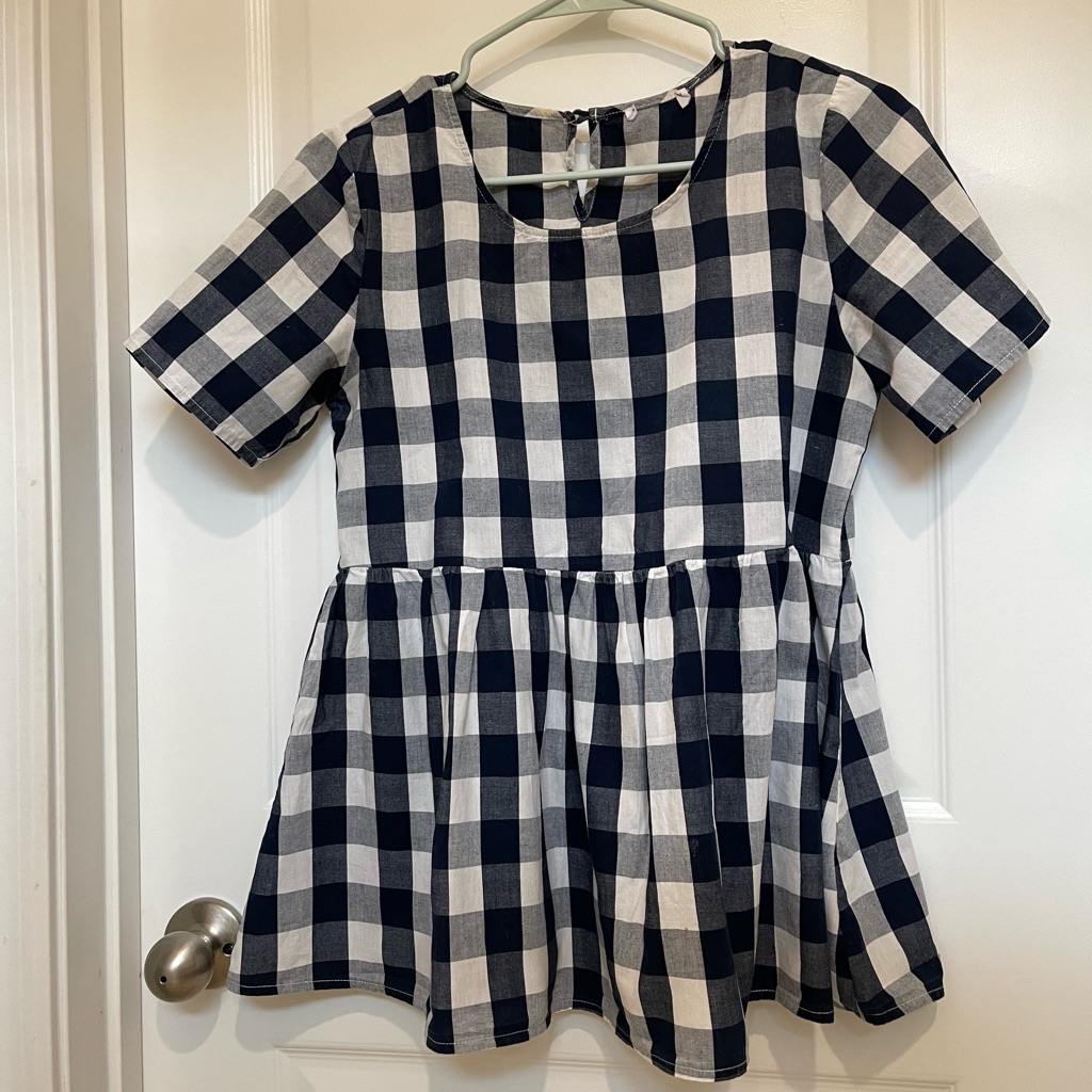Checkered Top.